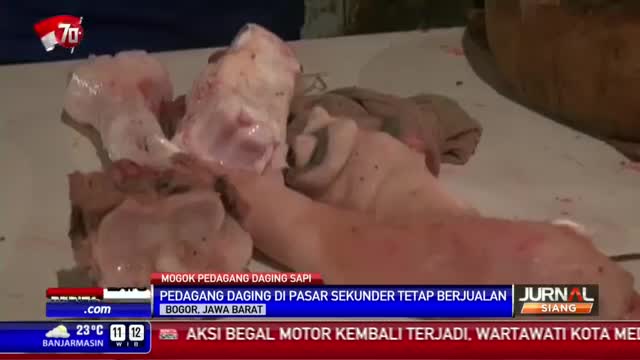 300 Pedagang Daging Sapi di Bogor Mogok Jualan