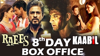 RAEES Vs KAABIL - 8th DAY BOX OFFICE COLLECTION - Early Trends - SUPERB HOLD