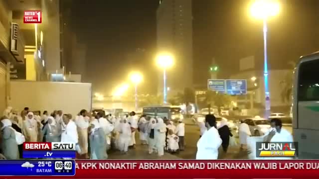 Ke Arafah, Perjalanan Jemaah Calon Haji Terganggu Angin Kencang