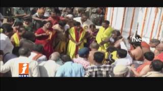 Seetha Ramachandra Swamy Idol Honor Celebration In Palvancha | Jalagam Venkat Rao | iNews