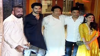 Bollywood Celebs At Sanjay Dutt House For Ganpati Celebration 2017