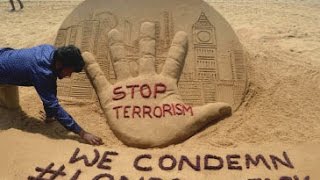Sand artist pays tribute to Westminster victims