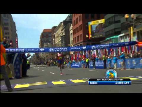 Raw- Keflezighi, Jeptoo Win Boston Marathon News Video