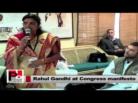 Rahul Gandhi- " Women are the backbone of India"
