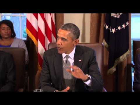 Raw- Obama Discusses 2014 Goals With Cabinet News Video