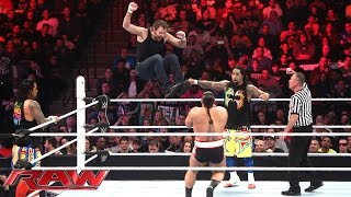 Dean Ambrose & The Usos vs. Sheamus, Rusev & King Barrett: WWE Raw, December 28, 2015