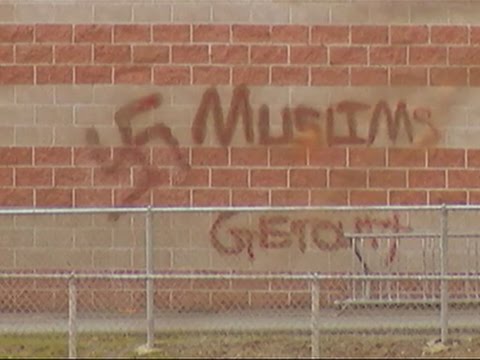 Anti-Muslim Graffiti on Wa. School, Temple News Video