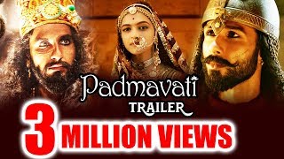 Padmavati Trailer CREATES New Record - Deepika, Ranveer, Shahid