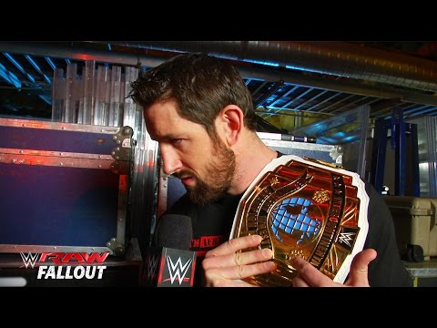 Bad News Barrett reacts to Dean Ambrose's challenge - Raw Fallout - February 2, 2015 - WWE Wrestling Video
