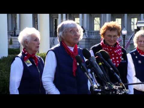 Real-life 'Rosie Riveters' Honored at White Hous News Video
