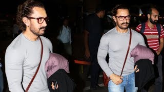 Aamir Khan SPOTTED At Mumbai Airport - Leaves For Secret Superstar Promotion