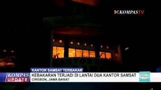 Kantor Samsat Di Cirebon Terbakar