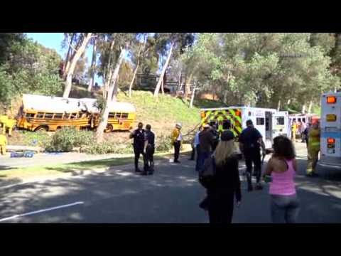 Calif. School Bus Crash Hurts Driver, 11 Kids News Video