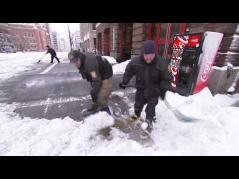 Raw- Slow Going in Winter Storm Socked DC News Video