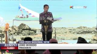 Jokowi: Media Jangan Terlalu Jadi Budak Kecepatan