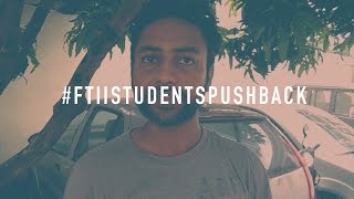 FTII students pushback- Prateek