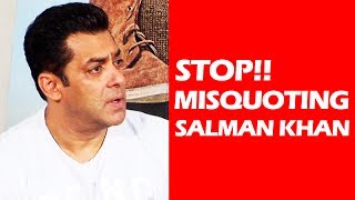 Salman Khan NEVER Said Anything About INDIA-PAK War - Media EXPOSED