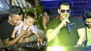 Salman Khan's CUTE Nephew Ahil Turns DJ Wala Babu