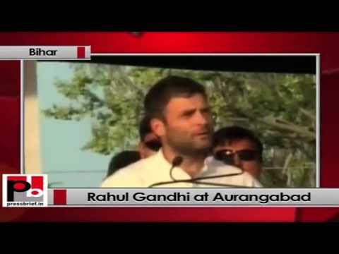 Rahul Gandhi at Aurangabad, Bihar