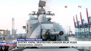 Kapal Perang Rusia "Bystry" Kunjungi Jakarta