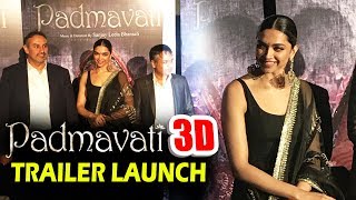 Deepika Padukone GRAND ENTRY At Padmavati 3D Trailer Launch