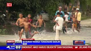Sungai Rokan Meluap, Ratusan Rumah di Riau Tergenang Banjir