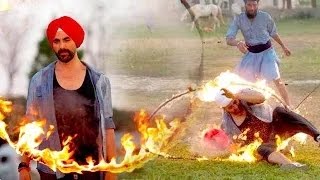 Akshay Kumar's Fire Stunt In Singh Is Bling Goes Wrong
