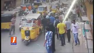 Shocking Footage | Bike Rider Attack On Auto Driver After Unexpected Accident at Chudi Bazar | iNews