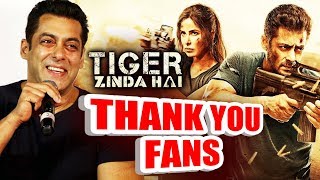 Salman Khan REACTION On Tiger Zinda Hai Trailer HUGE Record