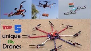 Top 5 Unique Diy Drone compilation | Indian LifeHacker