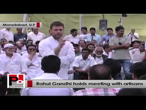 Rahul Gandhi to artisans - We will give you financial support as much as we can