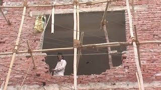 6 मंजिला निर्माणाधीन इमारत से गिर कर मजदूर की मौत
