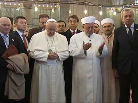 Raw- Pope Visits Religious Sites in Istanbul News Video