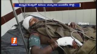 Drunken Husband Kills Wife and Daughter Brutally In Maddirala Mandal | Suryapet District | iNews
