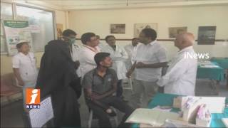Minister Laxma Reddy Sudden Visits in Erragadda Hospital | Hyderabad | iNews