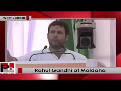 Rahul Gandhi addresses Congress rally at Maldaha, (West Bangal)