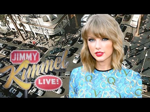 Taylor Swift Shuts Down Traffic For Jimmy Kimmel Live |HollyscoopNews
