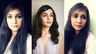 Alia Bhatt Jio Filmfare Inspired Makeup Look | Brown Smokey Eyes For Beginners -Step By Step Makeup