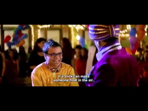 Magician makes Rajpal Yadhav fly -  Mujhse Shaadi Karogi - Bollywood Movie Comedy Scene