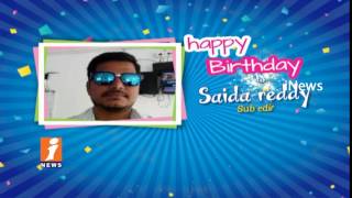 Birthday Wishes To Sub Editor Saida Reddy From iNews Team