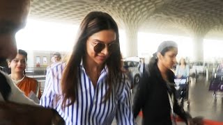 Deepika Padukone SPOTTED At Mumbai Airport