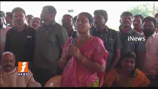 TRS MLA Konda Surekha Lay Foundation Stone For Water Tank In Warangal | iNews