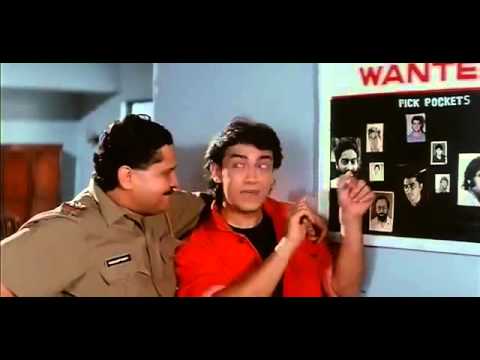 Salman replaces his photo - Andaz Apna Apna - Bollywood Movie Comedy Scene