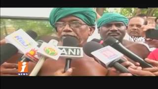 Tamil Nadu Farmers Protest And Drink Urine In Jantar Mantar | Delhi | iNews