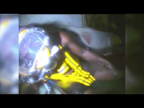 Raw: Divers Find Man Alive in Sunken Tugboat News Video