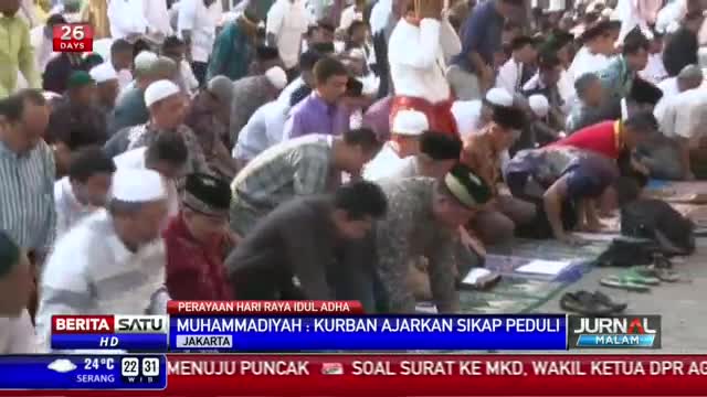 Perayaan Idul Adha Jemaah Muhammadiyah