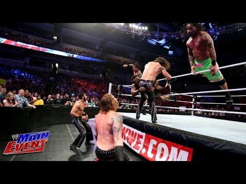 Big E Langston & The Usos vs. 3MB- WWE Main Event, Jan. 29, 2014 - WWE Wrestling Video