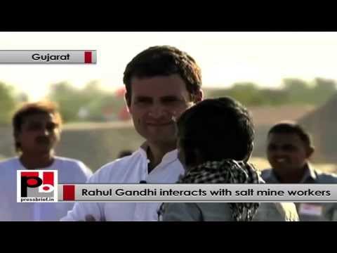 Rahul Gandhi to salt workers - I always stand by you