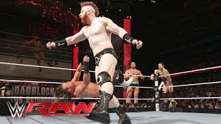 Dolph Ziggler vs. Sheamus, Rusev & King Barrett - Elimination Tag Team Match: Raw, March 7, 2016