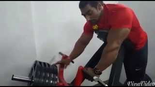 sangram chougule training back with t bar rows and revealing secret of his huge back